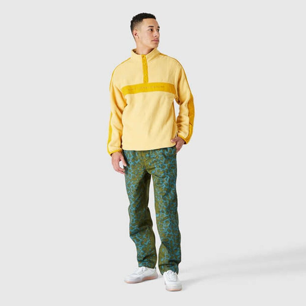HUF Printed Runyon Leopard Camo Easy Pant Green Blue Men‎ S